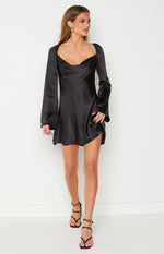 Marienne Black Mini Dress Image