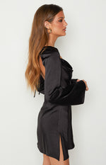 Marienne Black Mini Dress Image