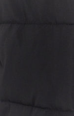 Fuego Puffer Cropped Jacket Black Image