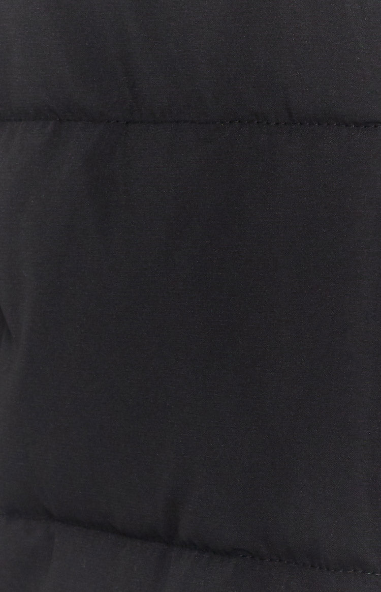 Fuego Puffer Cropped Jacket Black Image