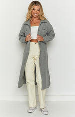 Cullen Grey Longline Shacket Image