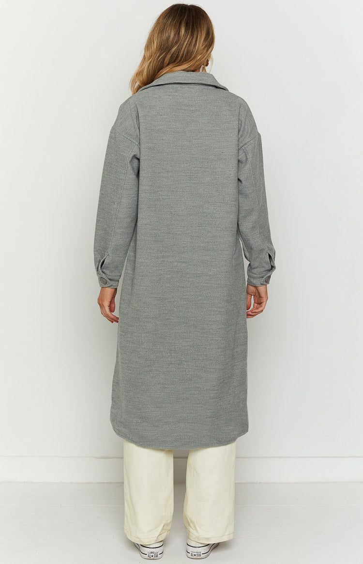 Cullen Grey Longline Shacket Image