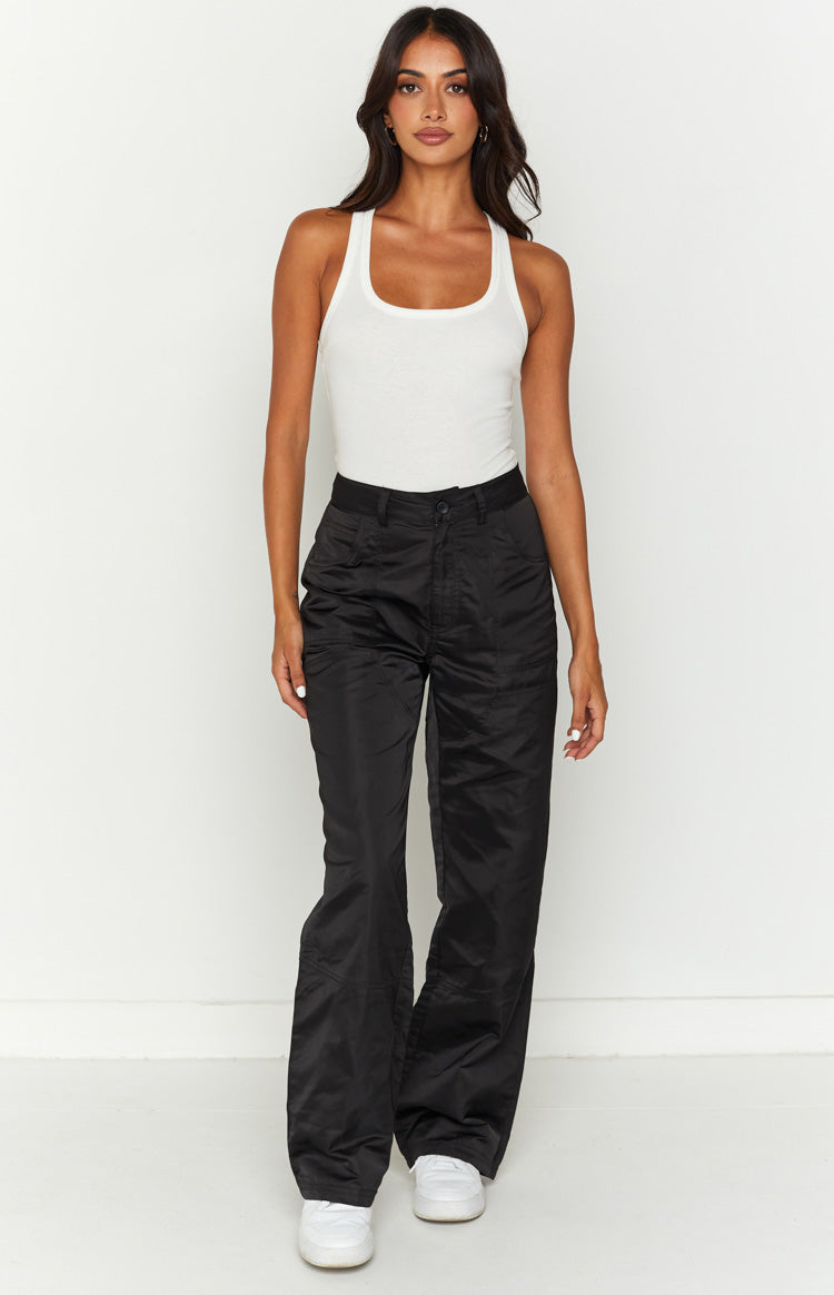 Hartley Black Nylon Pants Image