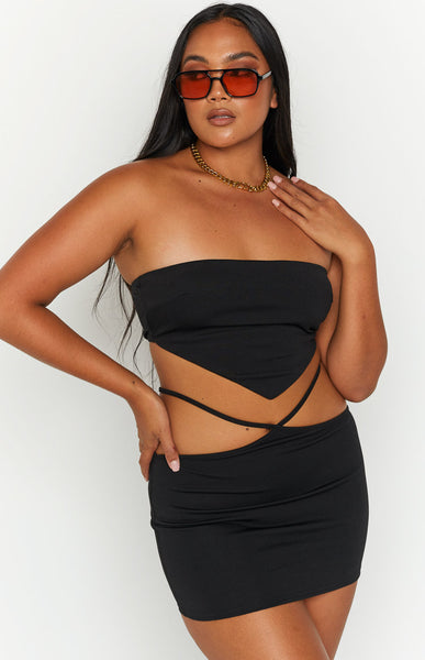 Bandana strapless top clearance