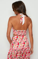 Juniper White Floral Halter Top Image