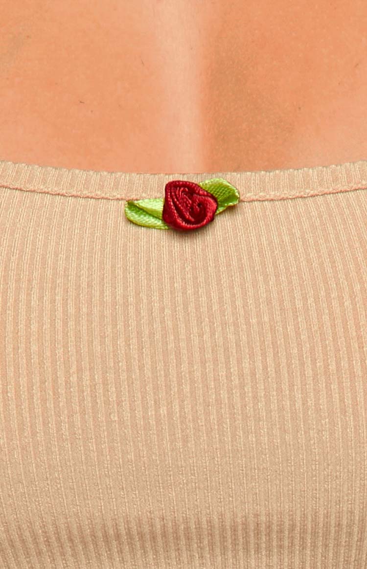 Kya Beige Mini Dress Image