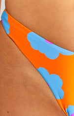9.0 Swim Luella Orange Floral Bikini Bottoms Image