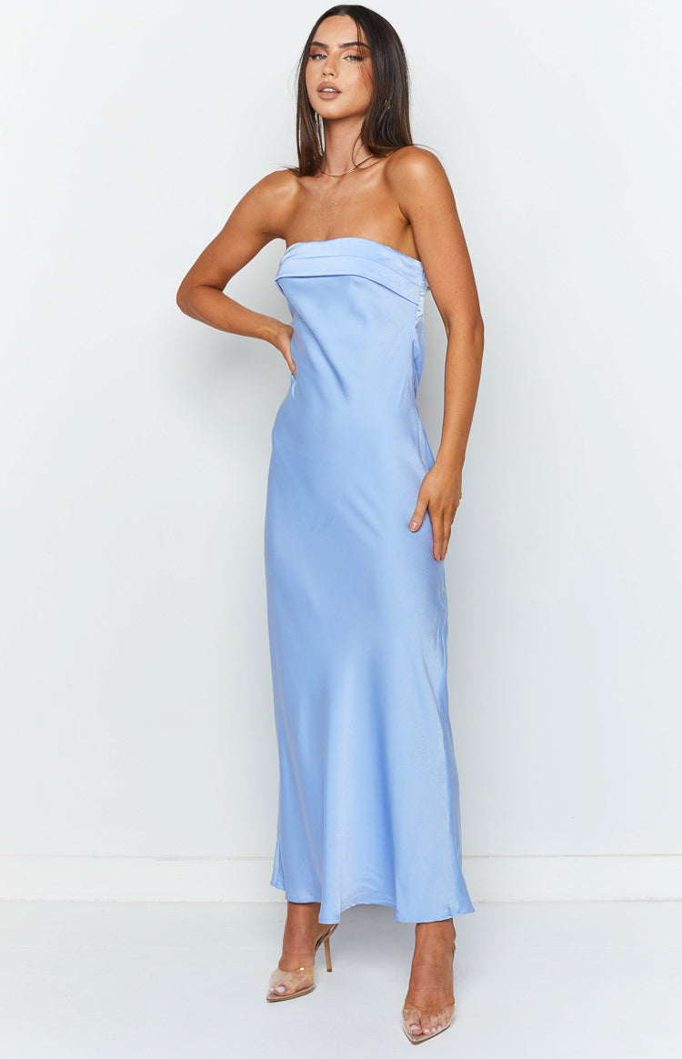 Maiah Blue Maxi Dress Image