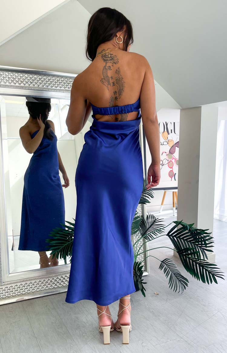 Maiah Navy Maxi Dress Image