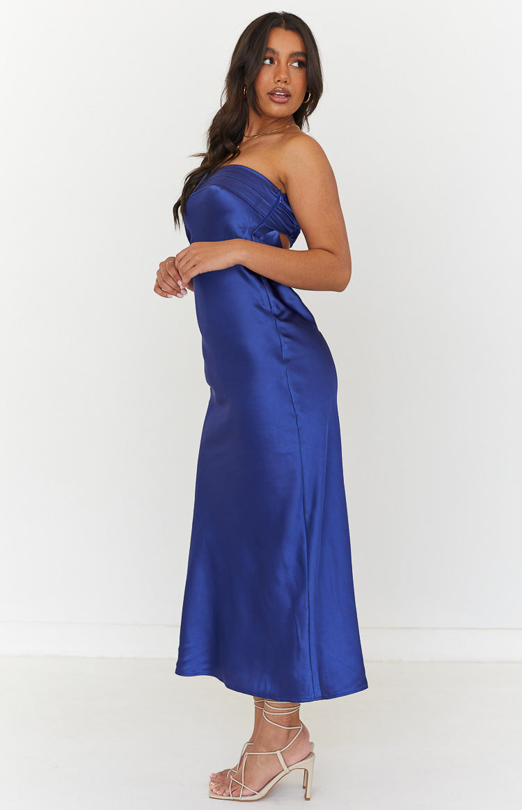 Maiah Navy Maxi Dress Image