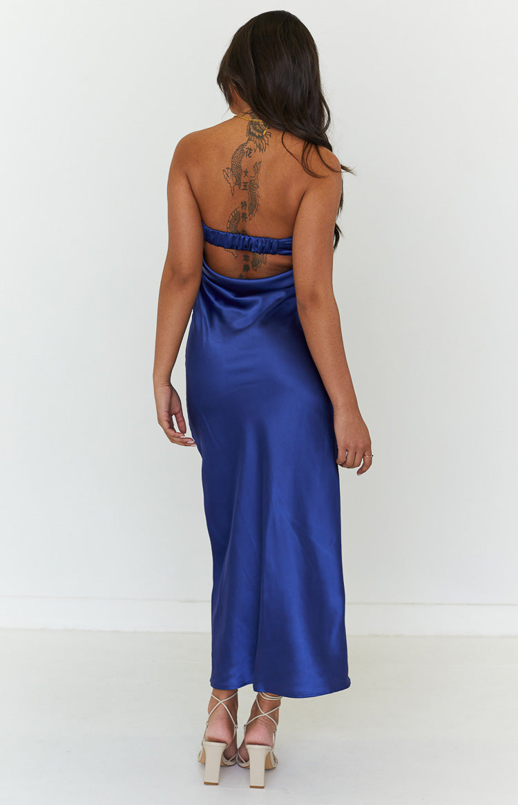 Maiah Navy Maxi Dress Image