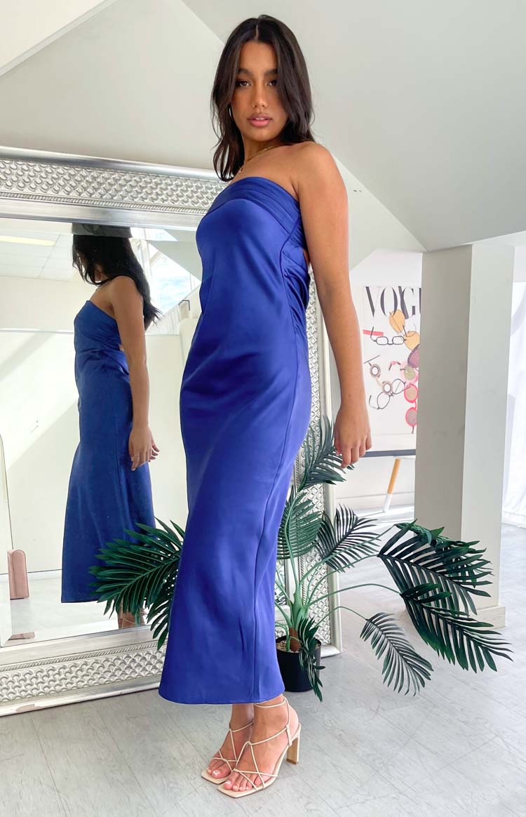 Maiah Navy Maxi Dress Image