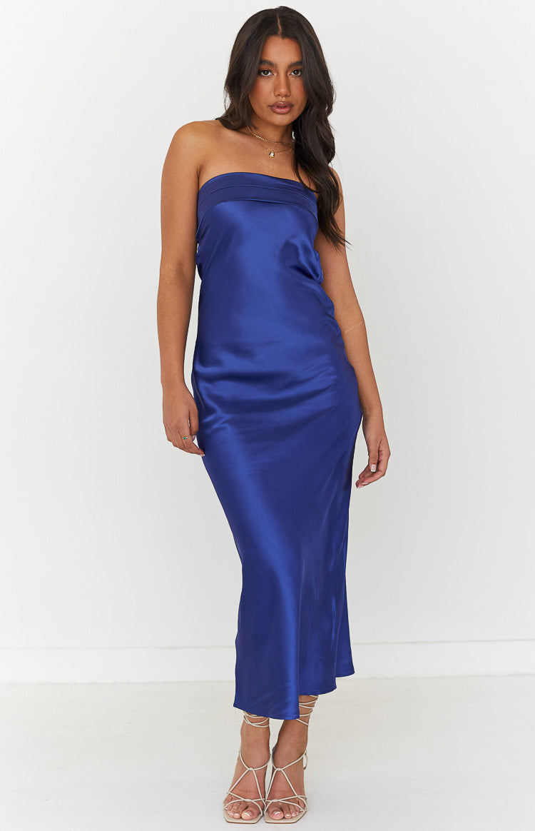 Maiah Navy Maxi Dress Image