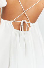 Margot Puff Sleeve Dress White Image