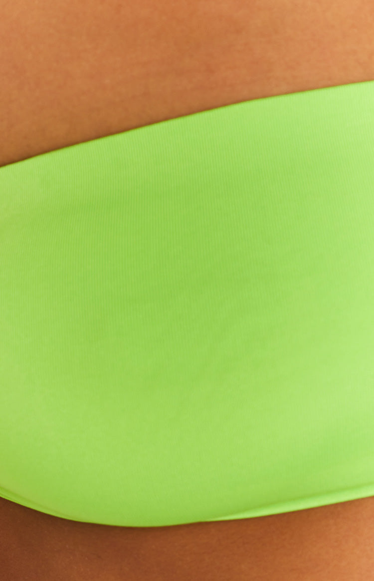 Murphy Lime Bandeau Top Image