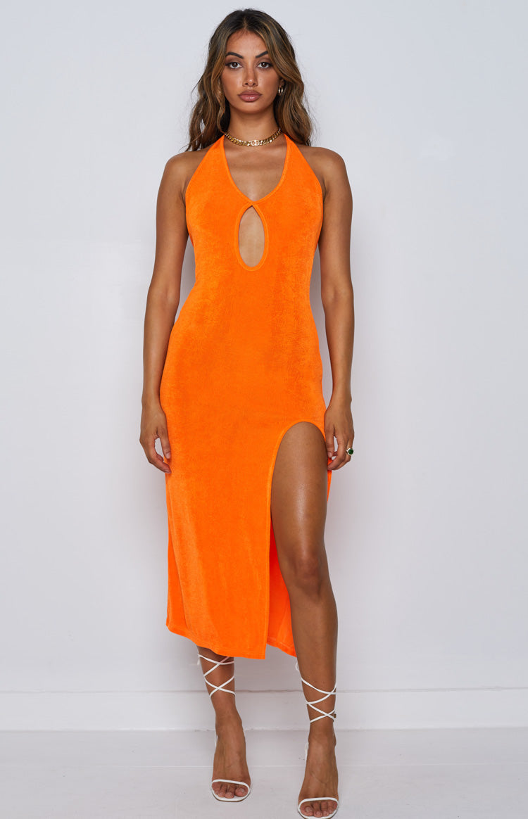 Helena Midi Dress Orange Image