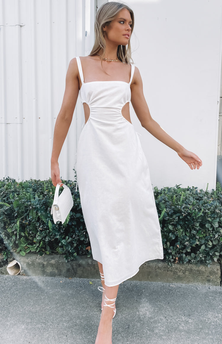 Penelope Midi Dress White Image