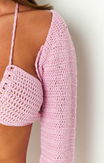 9.0 Swim Clarie Pink Crochet Bolero – Beginning Boutique