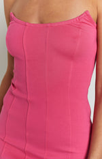 Sara Pink Mini Dress Image