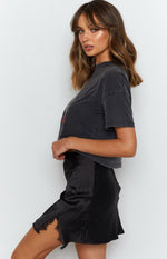 Vivian Lace Mini Skirt Black – Beginning Boutique