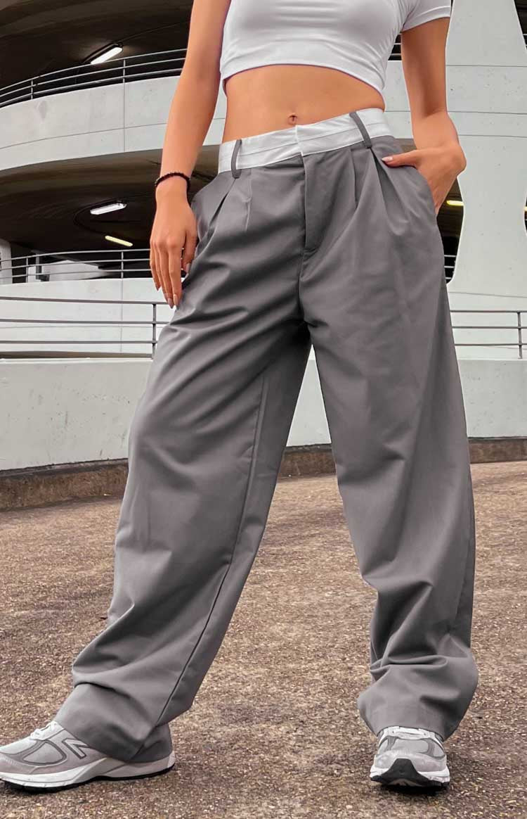 Zion Grey Waist Pant Image