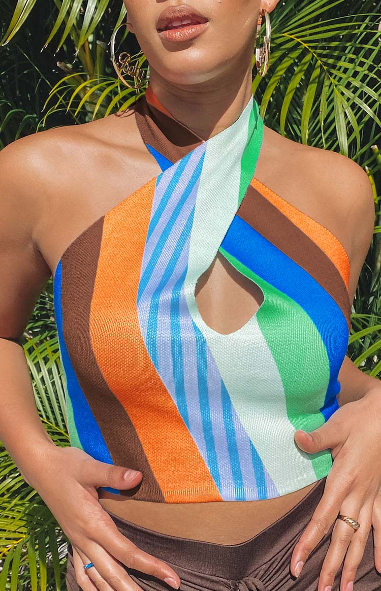 Flirtini Halter Crop Multi Image