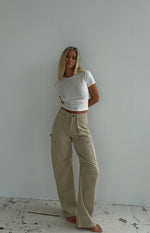 Lioness Miami Vice Wheat Linen Pant – Beginning Boutique